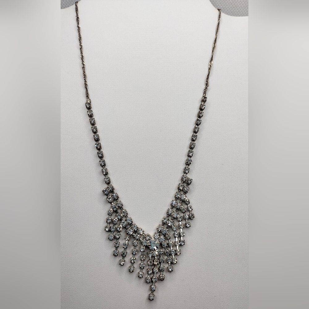 Fashion Claire's Signed Rhinestones Necklace